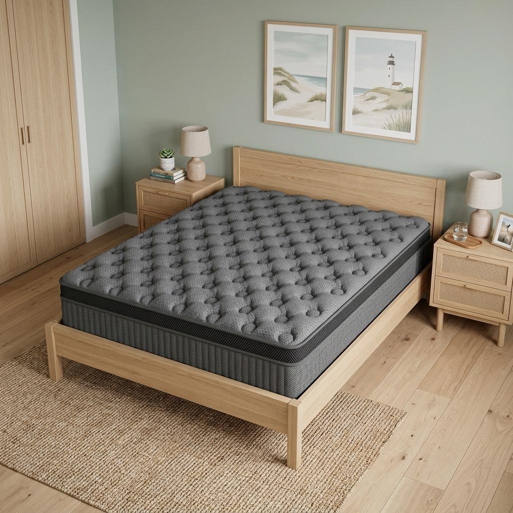 12" King Lumbar Support Memory Foam Hybrid Mattress