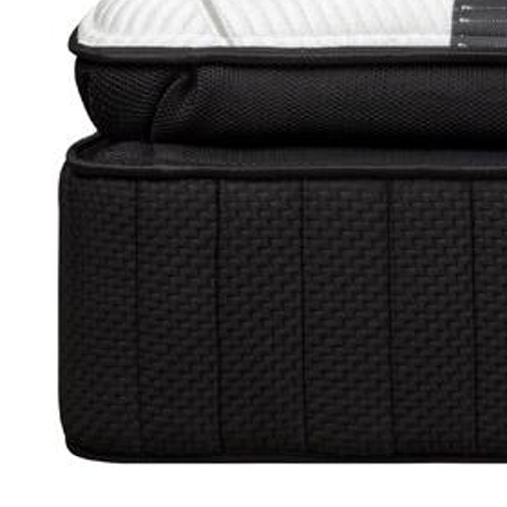 16" Graphite And Titanium Infused Short Queen 60 x 74 Gel Memory Foam Ultra plush Hybrid Mattress