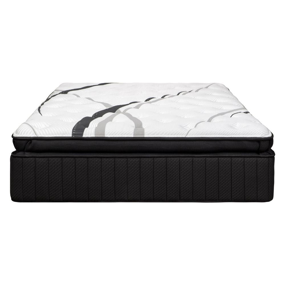 16" Graphite And Titanium Infused Short King 72 x 75 Gel Memory Foam Ultra plush Hybrid Mattress
