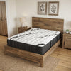 14" Graphite And Titanium Infused Queen Gel Memory Foam Medium Hybrid Mattress