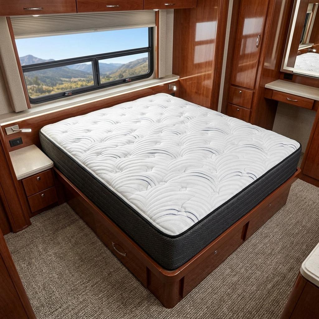 11" Short King 72 x 75 Foam Extra Firm Hybrid Mattress