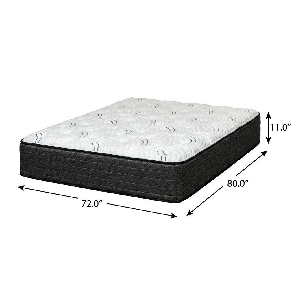 11" RV King 72 x 80 Foam Extra Firm Hybrid Mattress