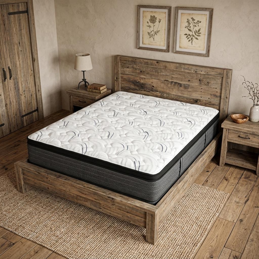 12" Full XL Foam Plush Euro Top Hybrid Mattress