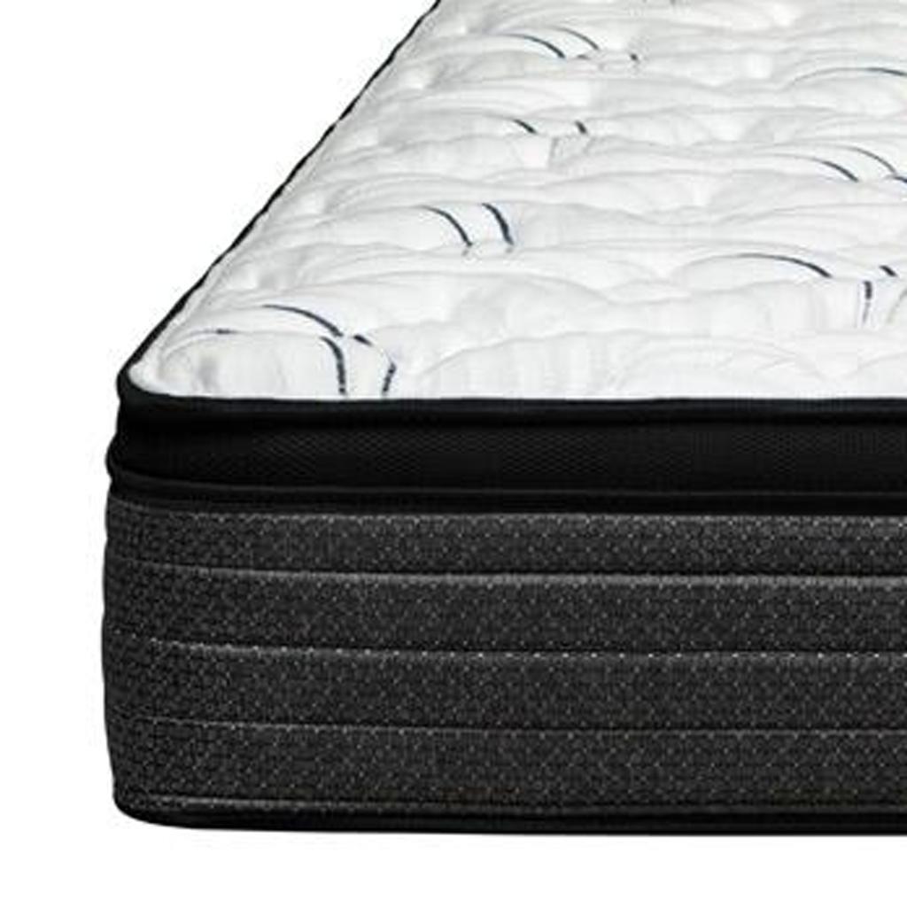12" Short King 72 x 75 Foam Plush Euro Top Hybrid Mattress