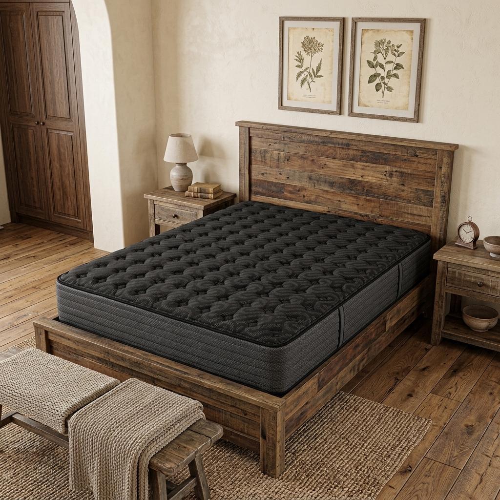 13" Copper Infused Queen Gel Memory Foam Extra Firm Hybrid Mattress