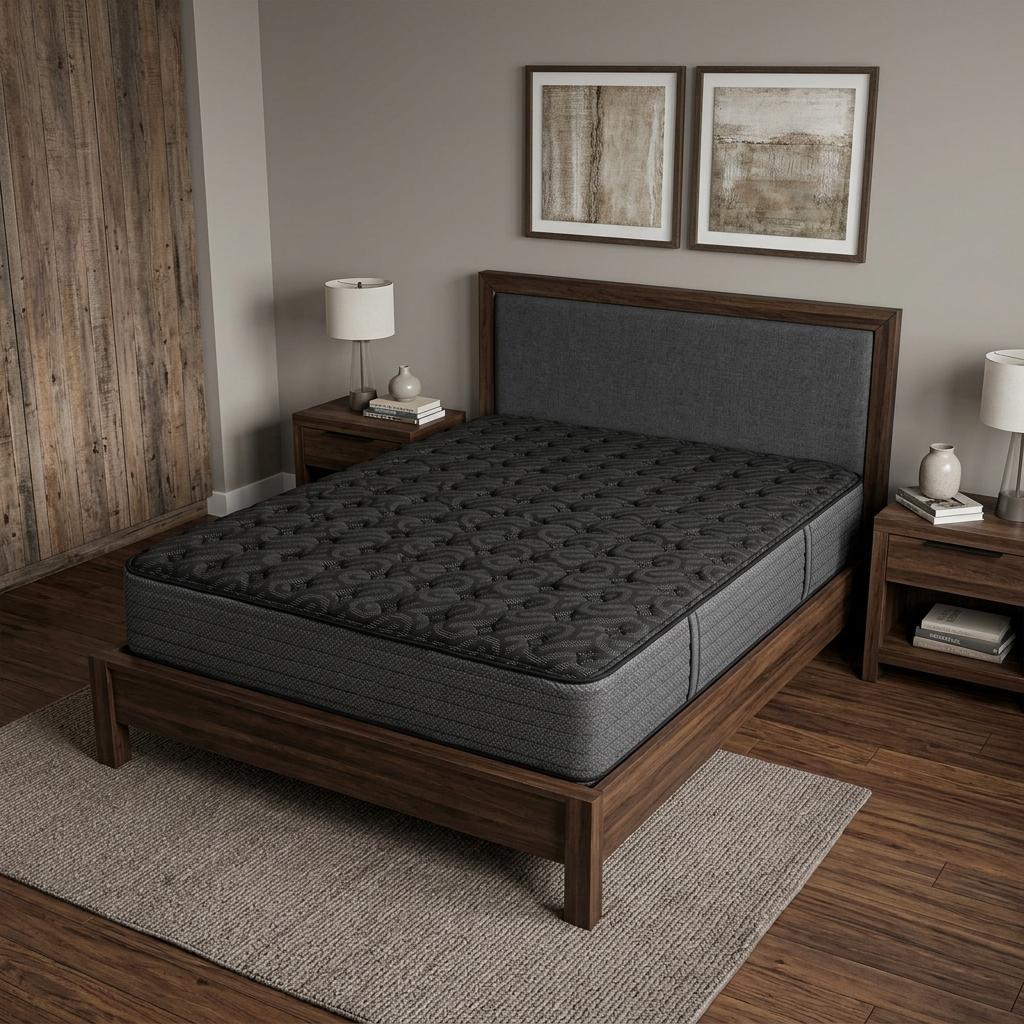 13" Copper Infused California King Gel Memory Foam Extra Firm Hybrid Mattress