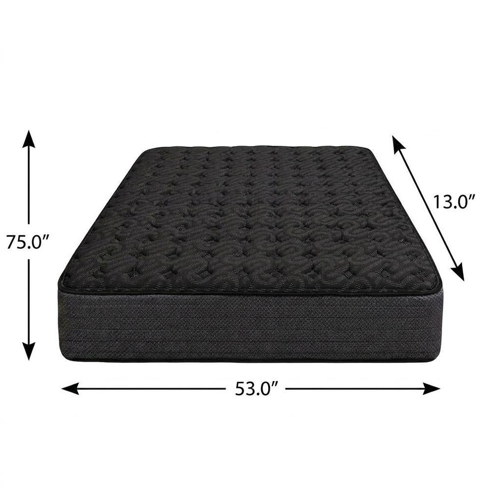 13" Copper Infused Full Double Gel Memory Foam Firm Hybrid Mattress