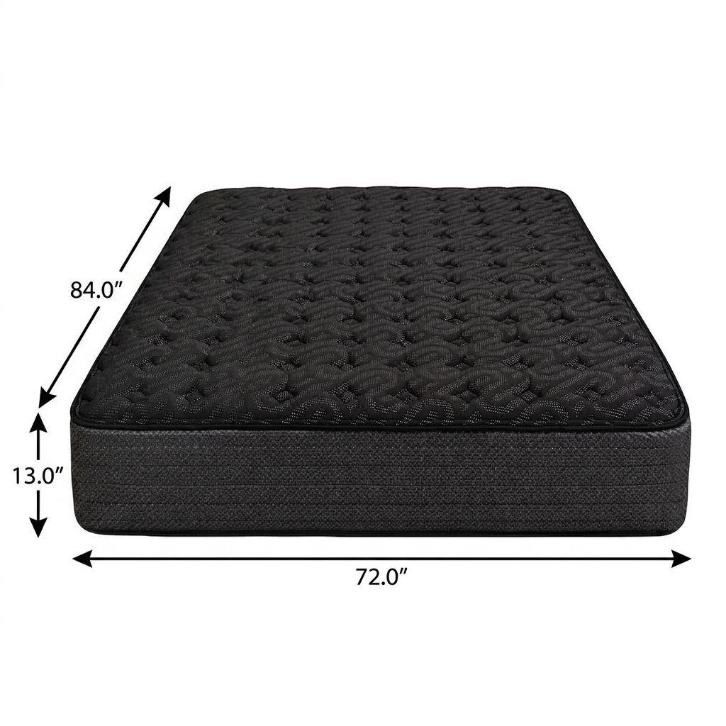 13" Copper Infused California King Gel Memory Foam Firm Hybrid Mattress