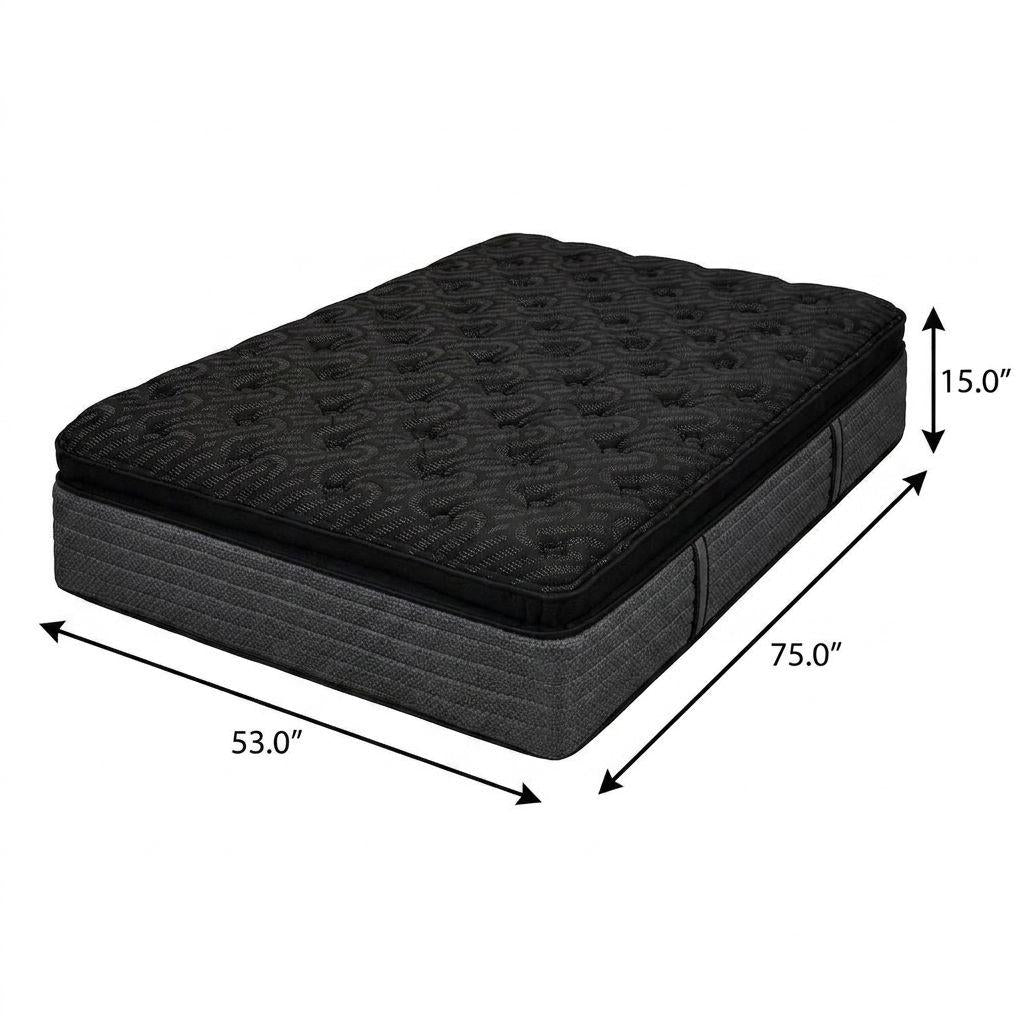 15" Copper Infused Full Double Gel Memory Foam Ultra plush Hybrid Mattress