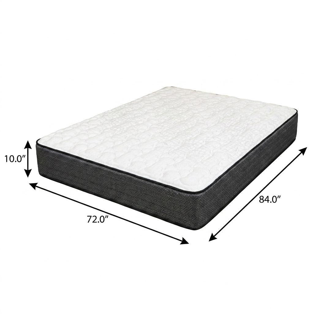 10" California King Foam Firm Hybrid Mattress