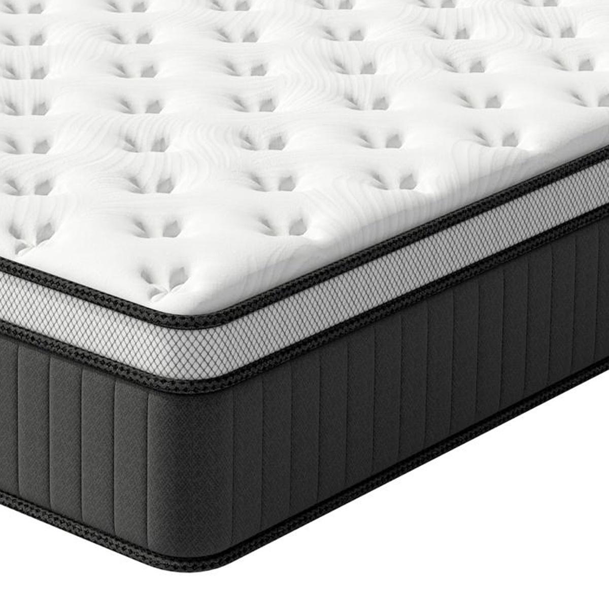 14" Queen Memory Foam Medium Euro Top Hybrid Mattress