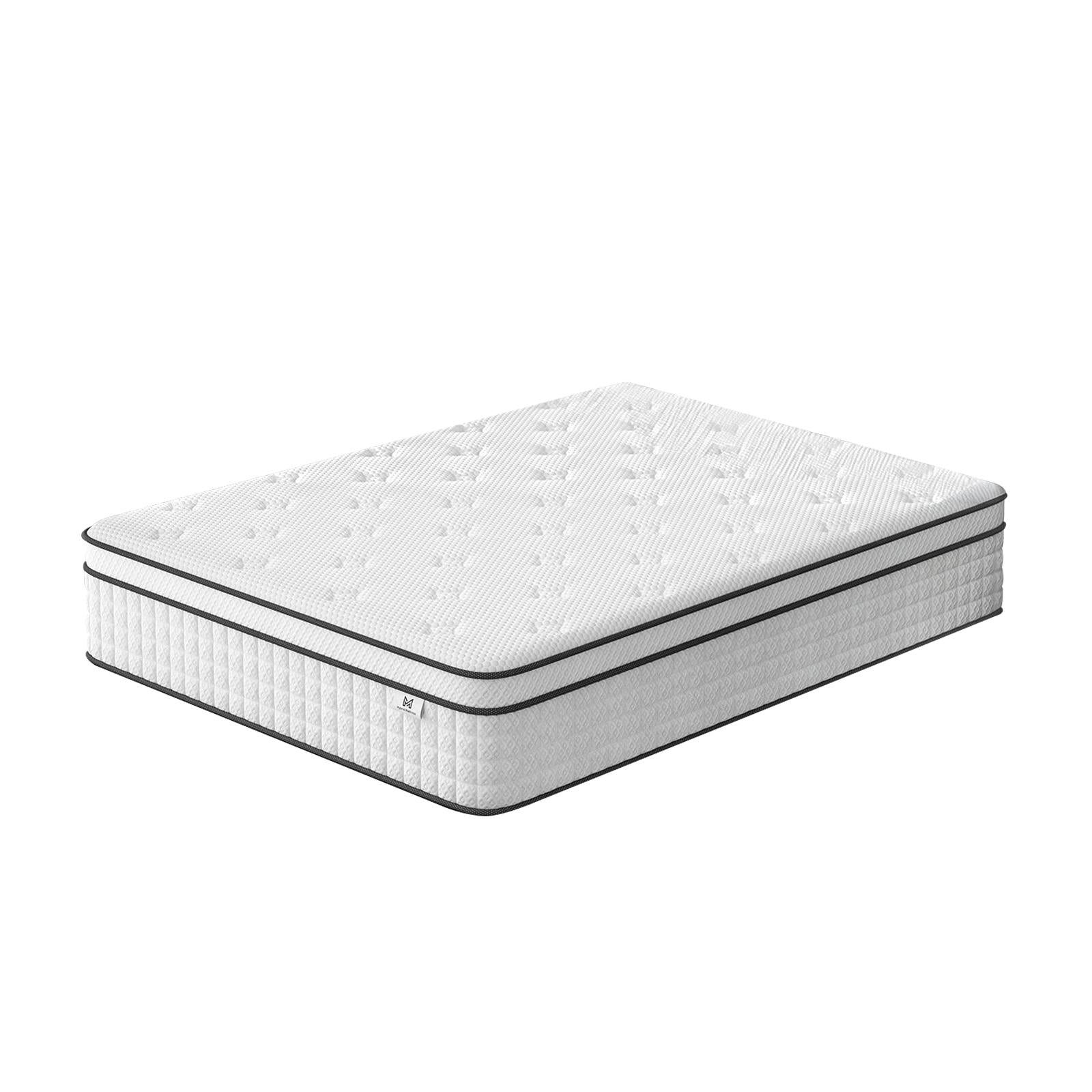10" Queen Gel Memory Foam Medium Check Hybrid Mattress