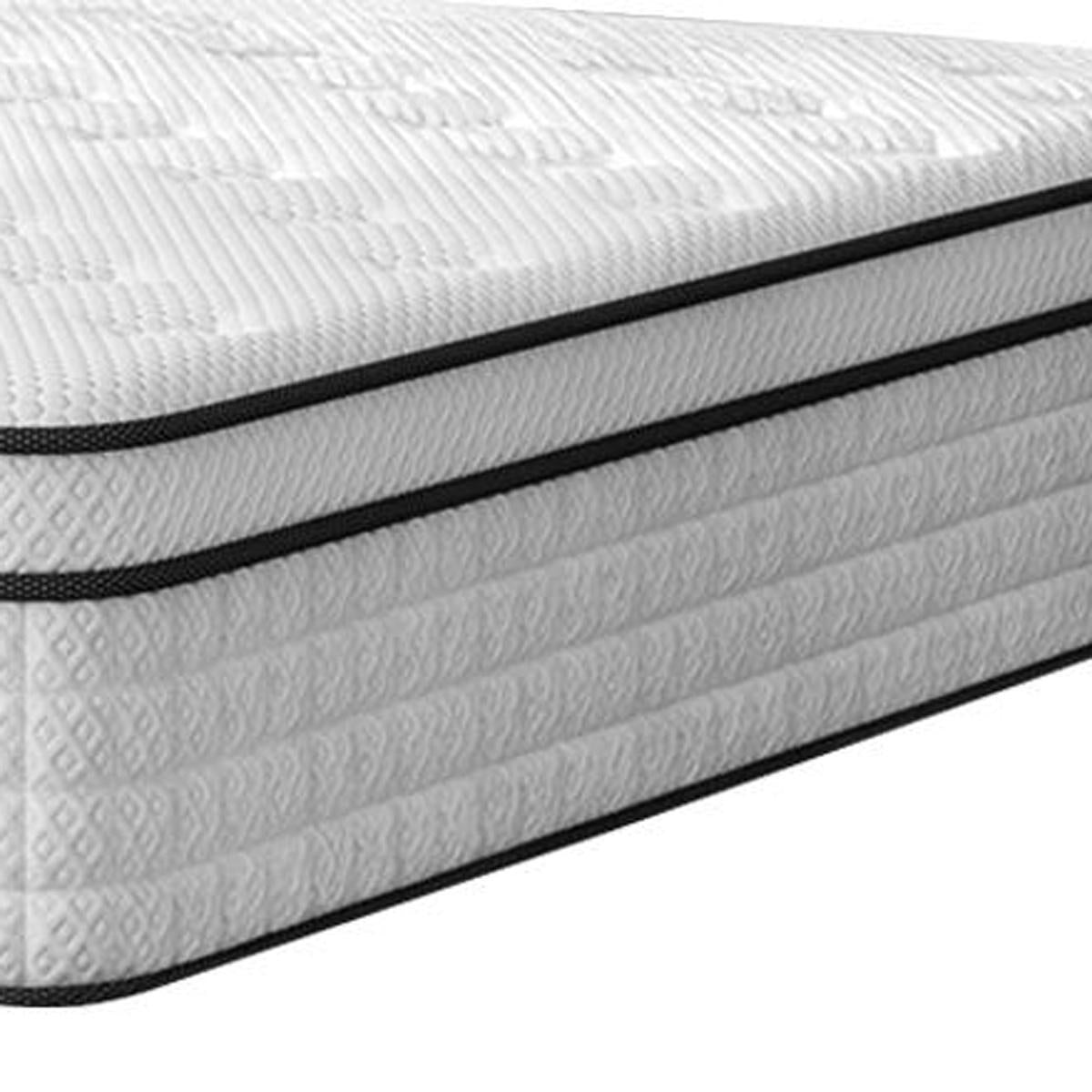 10" King Gel Memory Foam Medium Check Hybrid Mattress