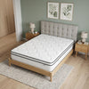 12" Full Double Gel Memory Foam Medium Chevron Hybrid Mattress