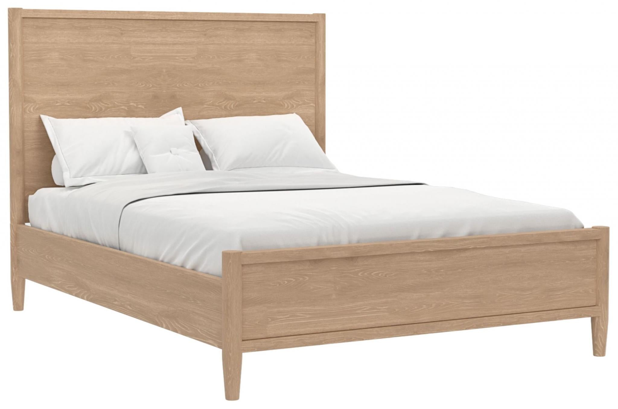 Natural Wood Queen Bed Frame