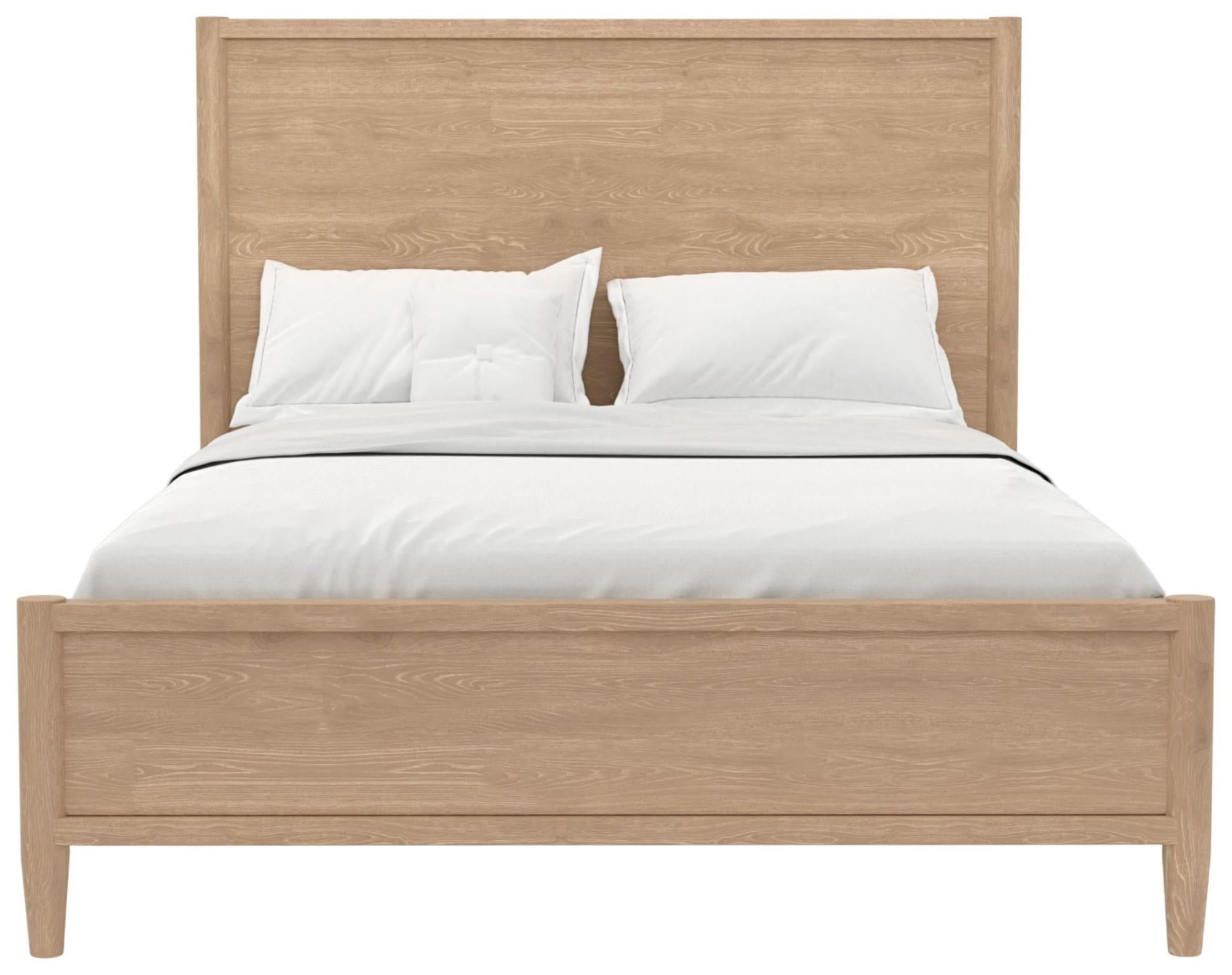 Natural Wood Queen Bed Frame