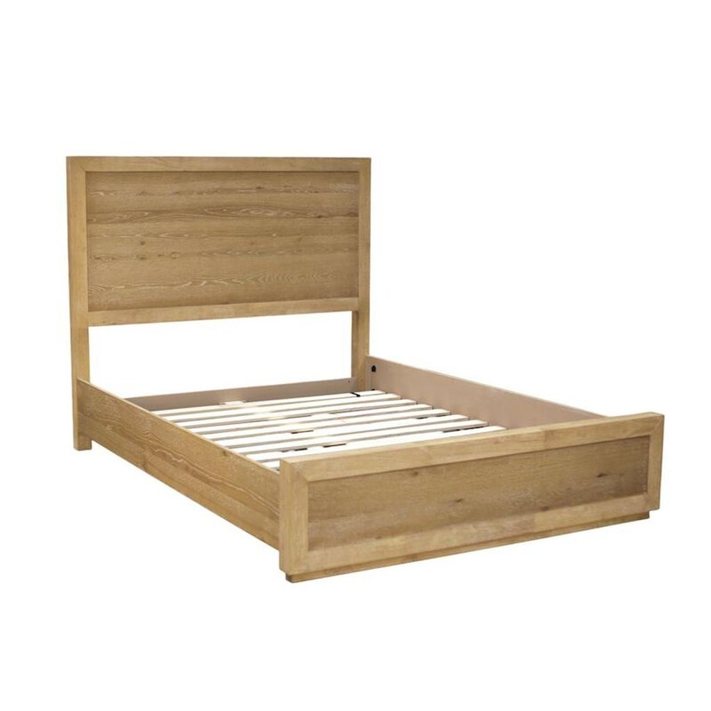 Oak Wood King Bed Frame