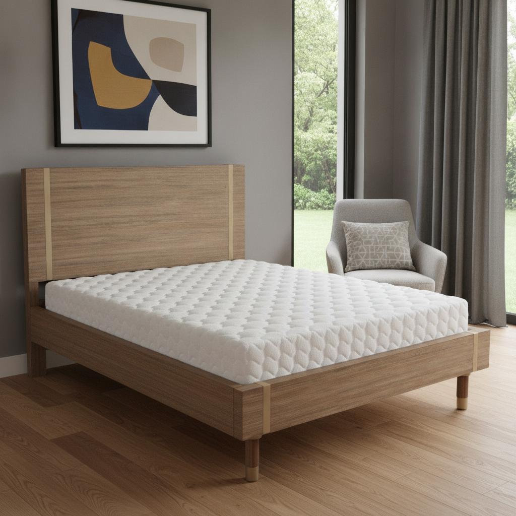 Natural Wood Queen Bed Frame