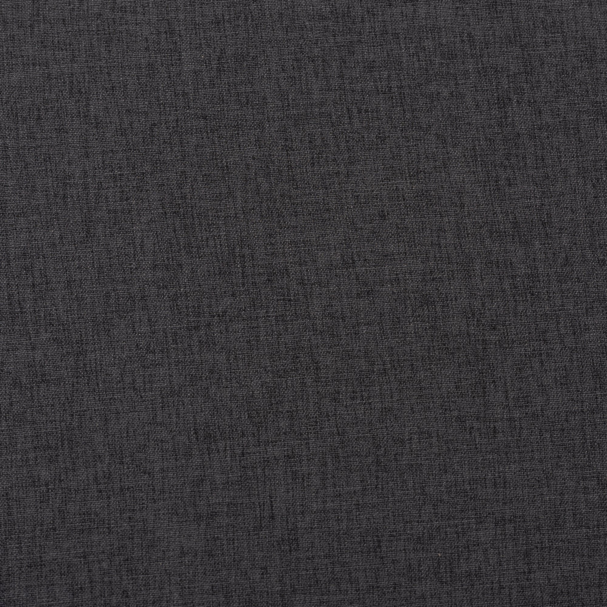 Baxton Studio Lovise Mid-Century Modern Dark Grey Fabric Upholstered Walnut Brown Finished Wood Ottoman