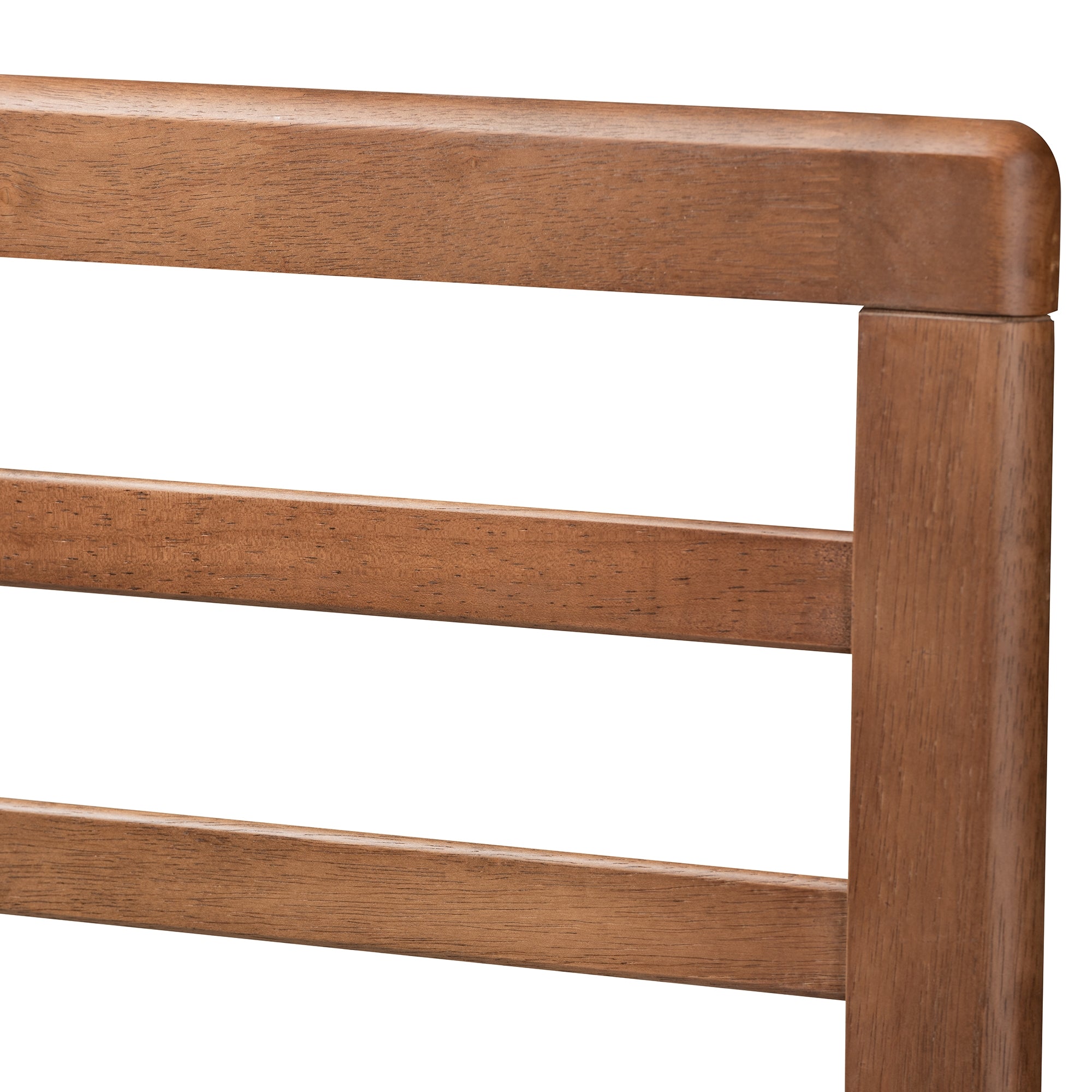 Baxton Studio Milana Modern Transitional Ash Walnut Brown Finished Wood 4-Drawer King Size Platform Storage Bed
