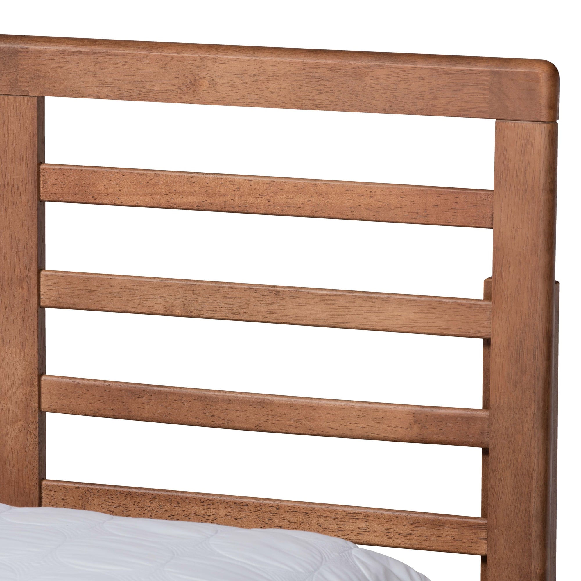 Baxton Studio Piera Modern and Contemporary Transitional Ash Walnut Brown Finished Wood Full Size 3-Drawer Platform Storage Bed