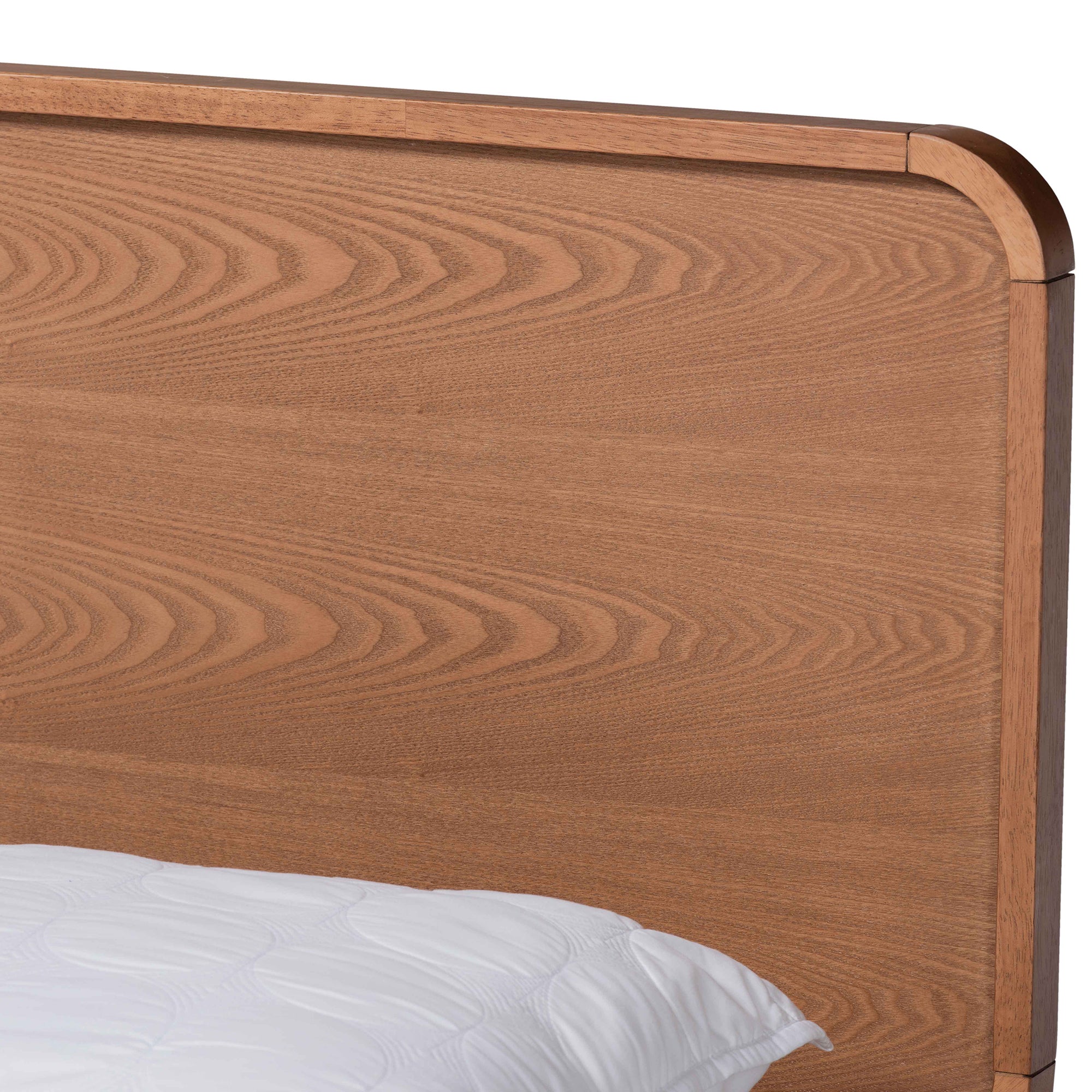 Baxton Studio Eleni Modern and Contemporary Transitional Ash Walnut Brown Finished Wood Queen Size 3-Drawer Platform Storage Bed