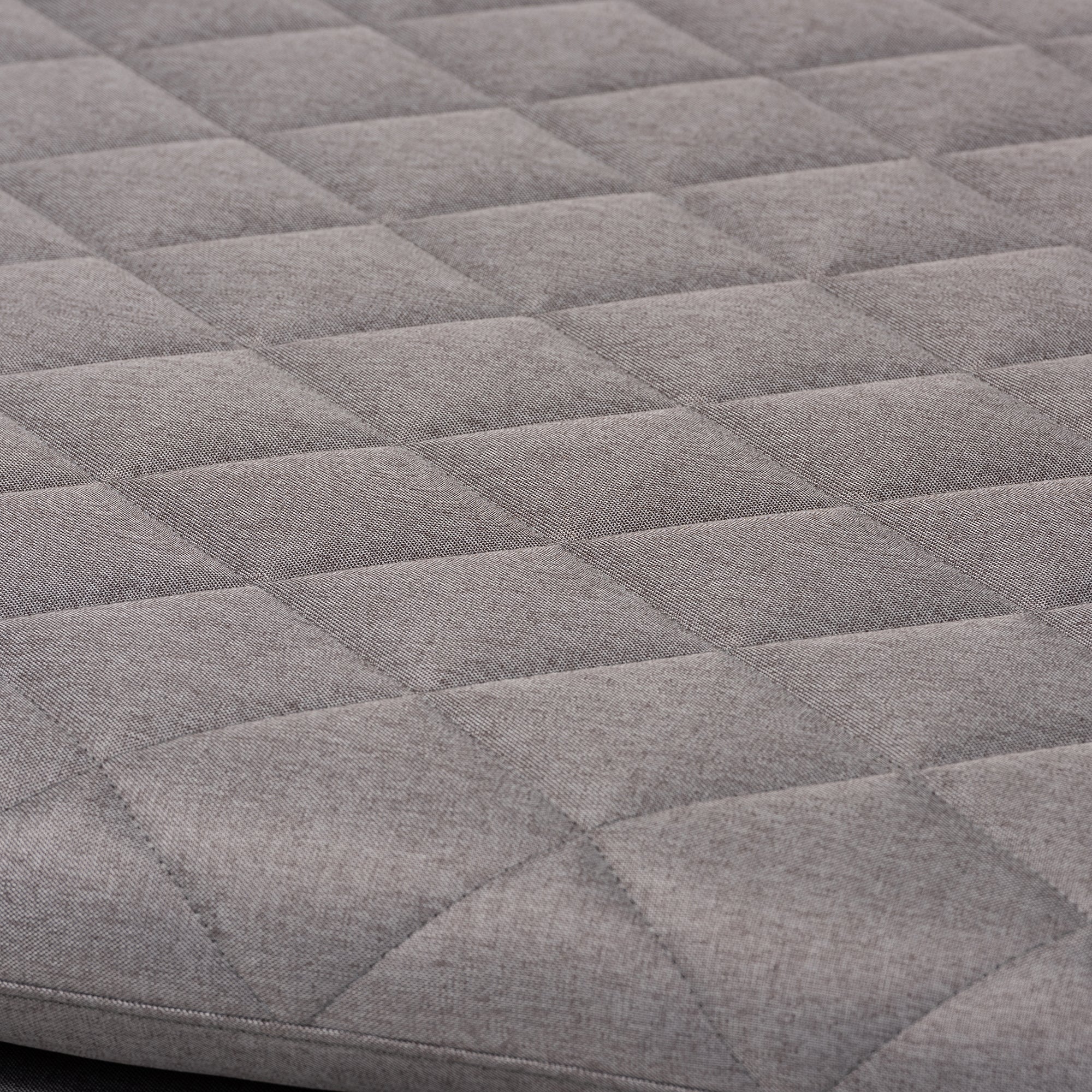 Baxton Studio Marit Mid-Century Modern Grey Fabric Upholstered Walnut Finished Wood Daybed