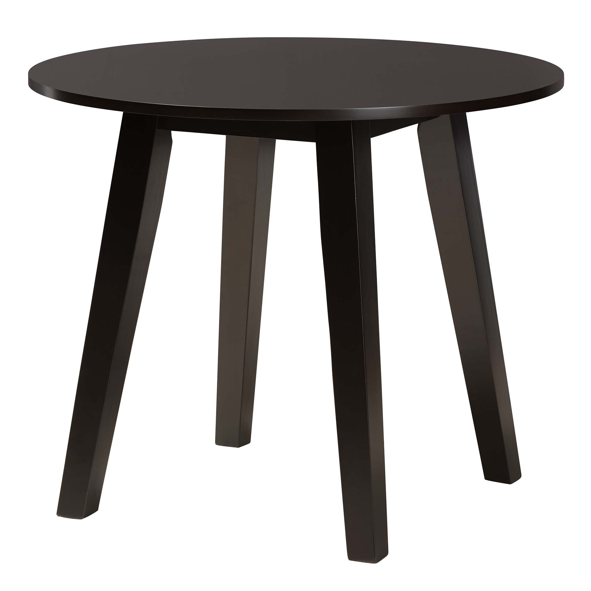 Baxton Studio Charlottle Modern Beige Fabric and Dark Brown Finished Wood 5-Piece Dining Set