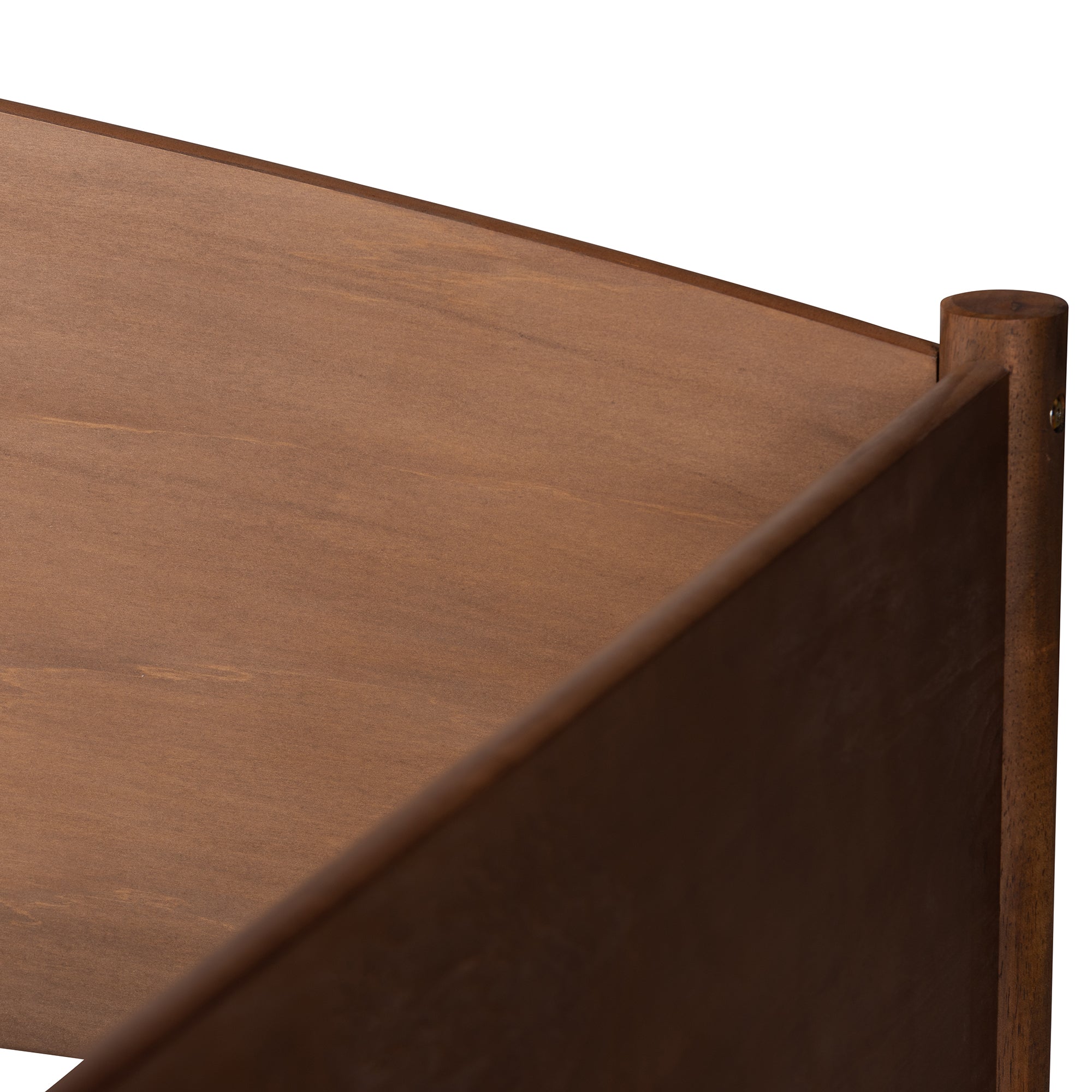Baxton Studio Veles Mid-Century Modern Ash Wanut Finished Wood Daybed