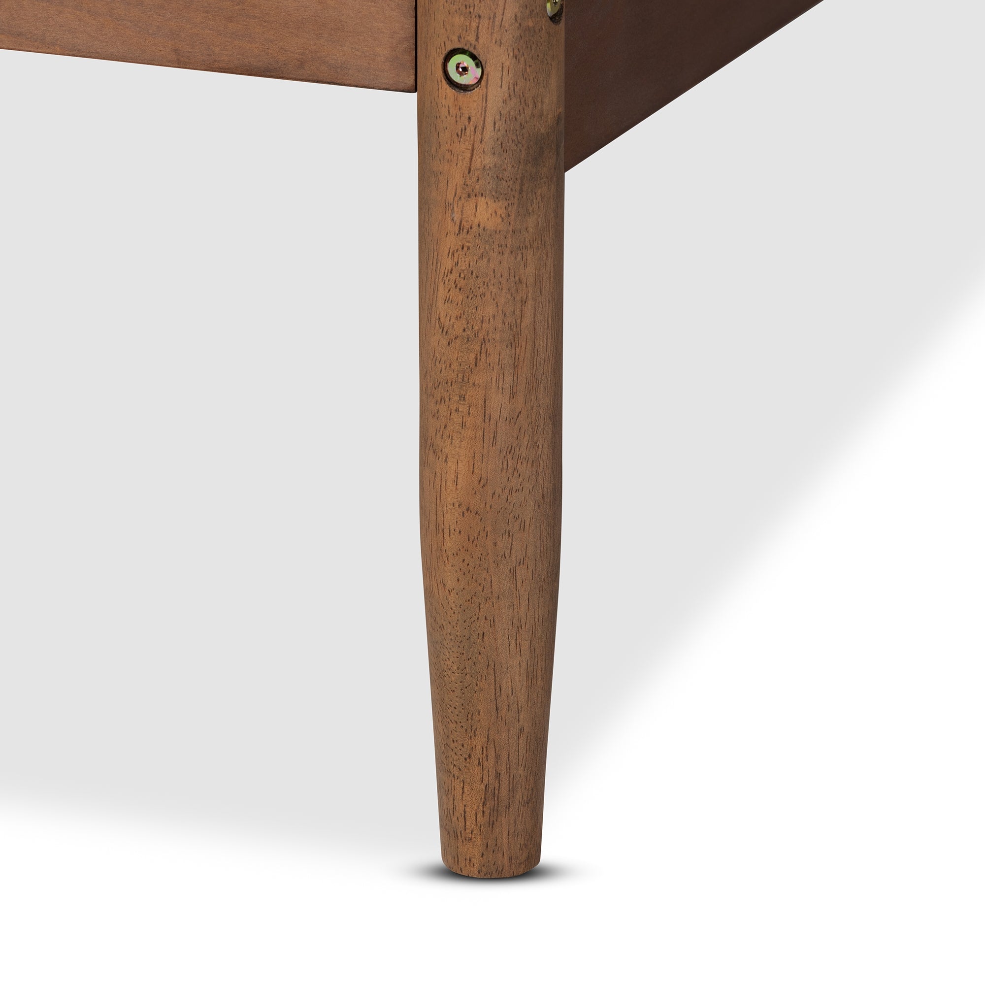 Baxton Studio Veles Mid-Century Modern Ash Wanut Finished Wood Daybed