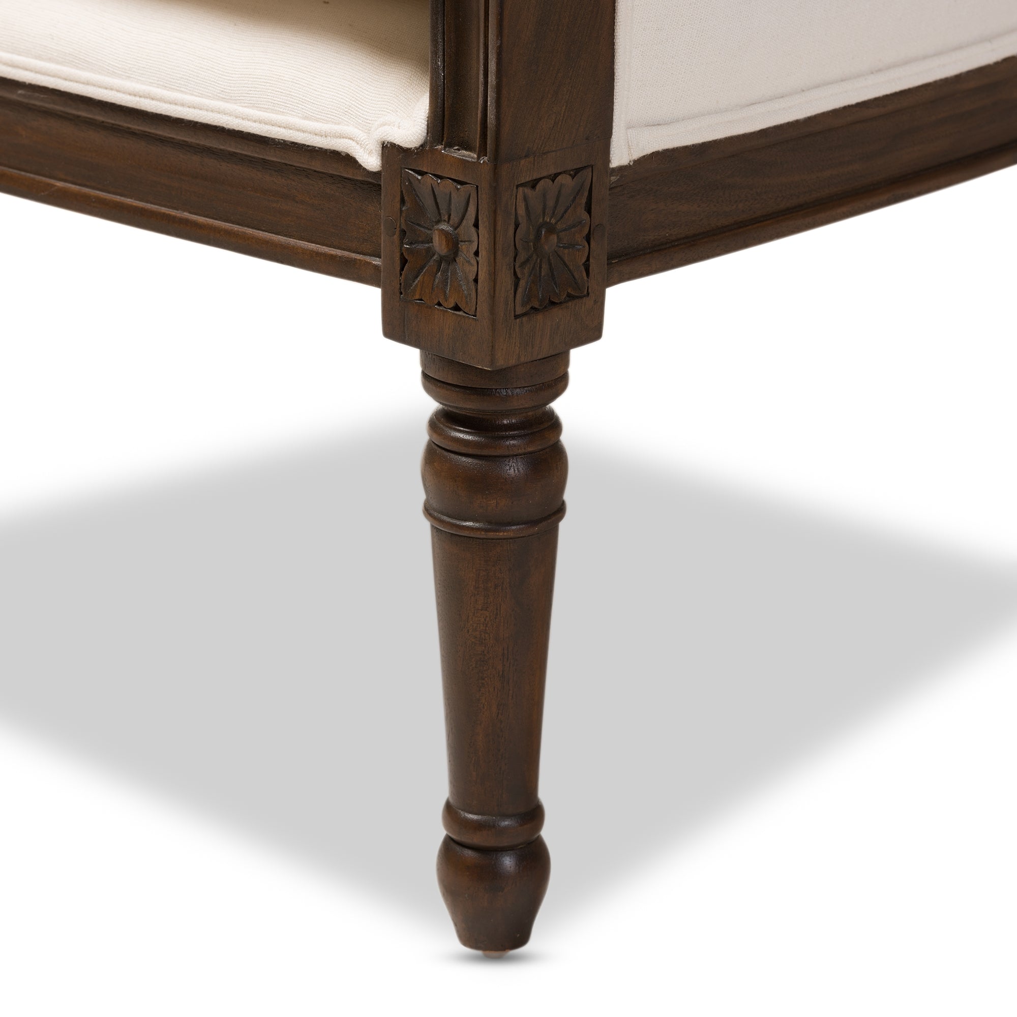 Baxton Studio Charlemagne Traditional French Accent Chair-