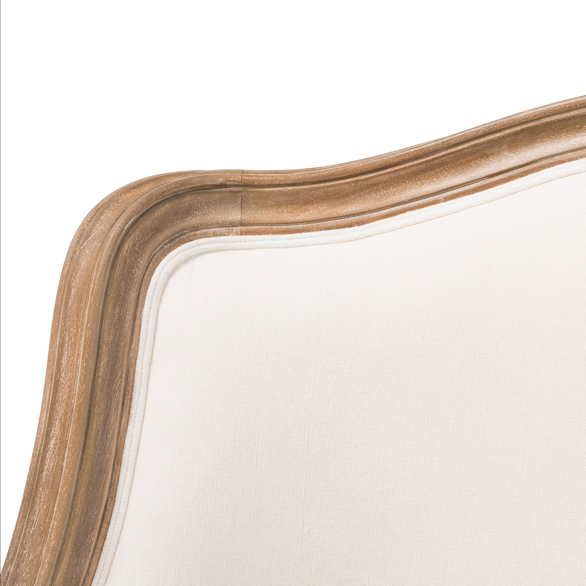 Baxton Studio Charlemagne Traditional French Accent Chair-Oak