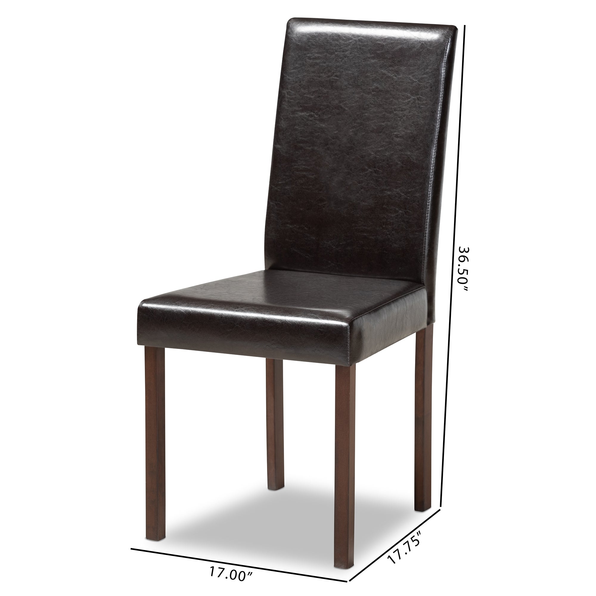 Baxton Studio Andrew Modern Dining Chair (Set of 4)