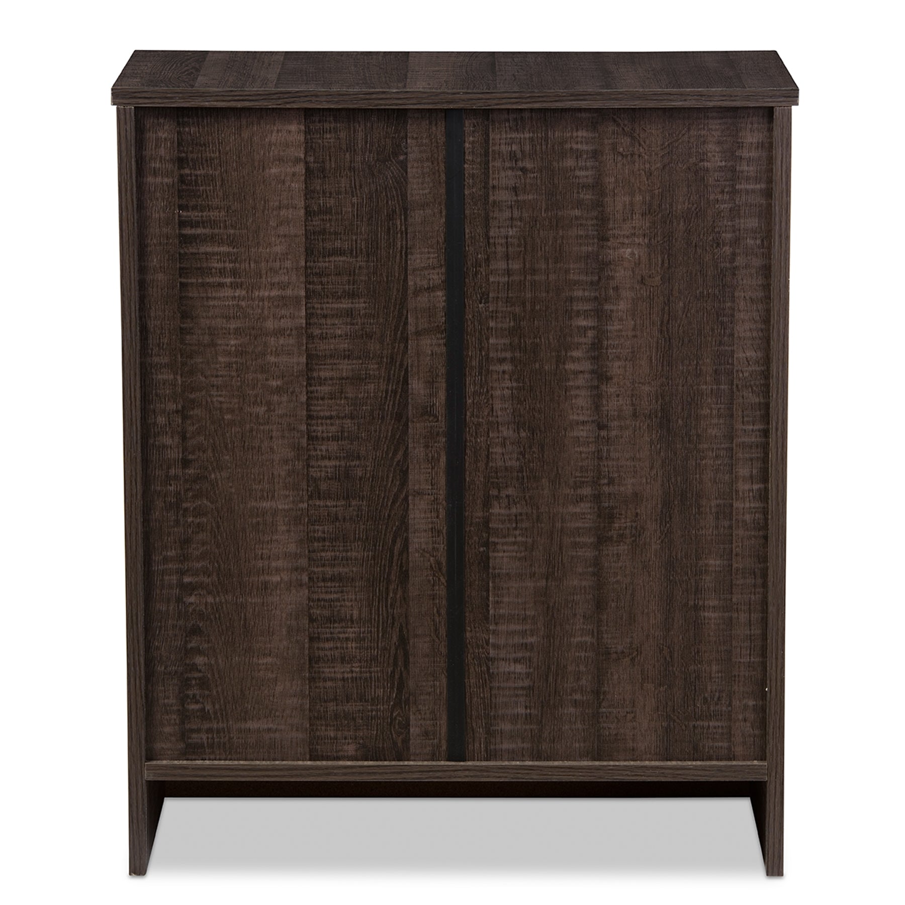 Baxton Studio Decon Modern and Contemporary Espresso Brown Wood 3-Drawer Storage Chest