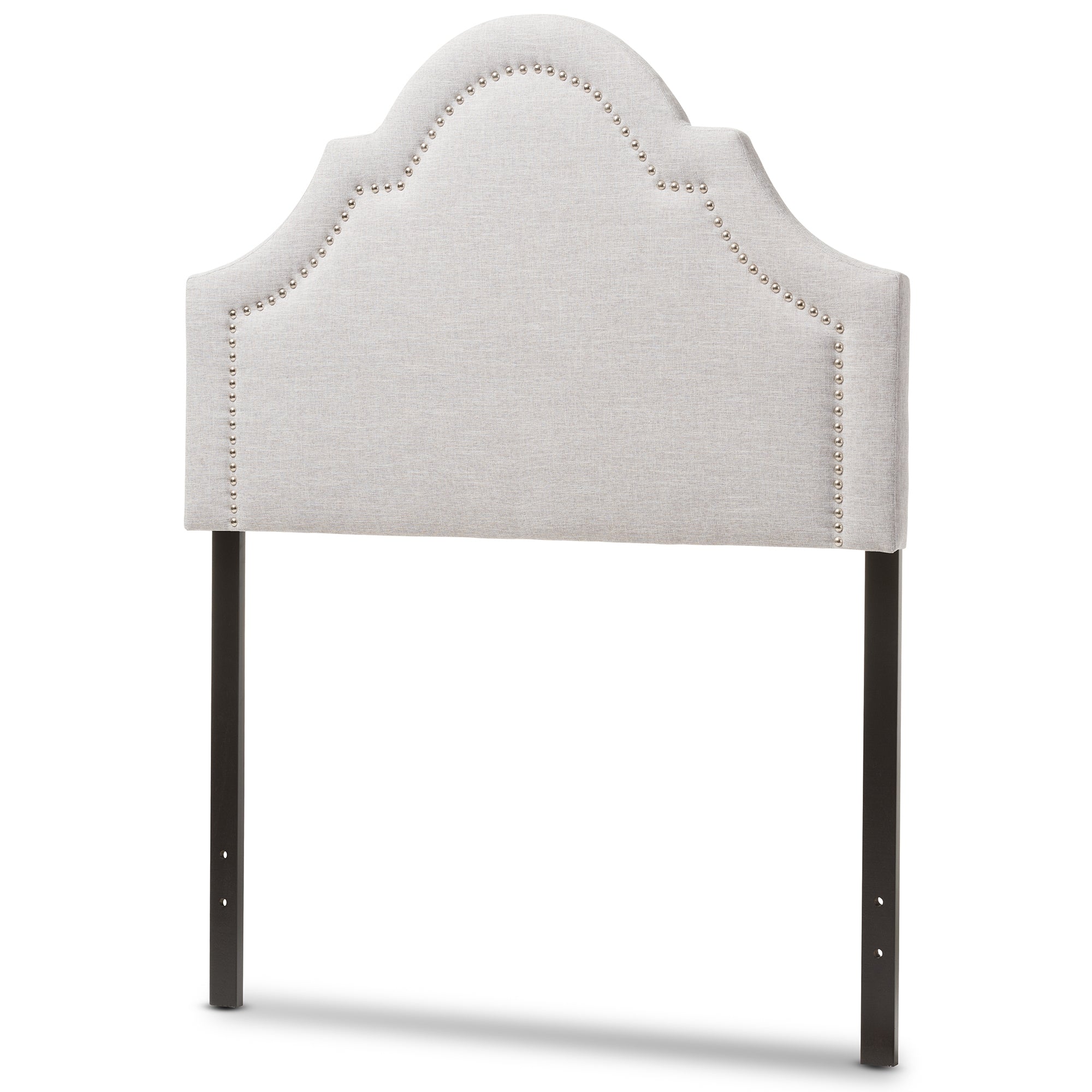 Baxton Studio Rita Modern and Contemporary Greyish Beige Fabric Upholstered Twin Size Headboard