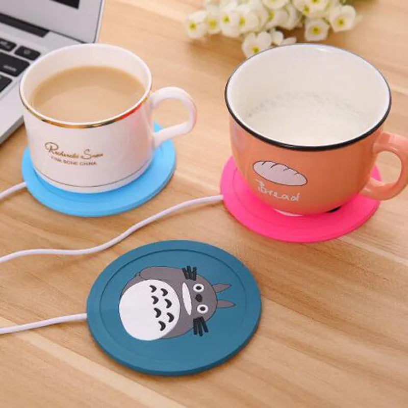 Cartoon Silicone USB Cup Warmer - Thin, for Coffee & Tea