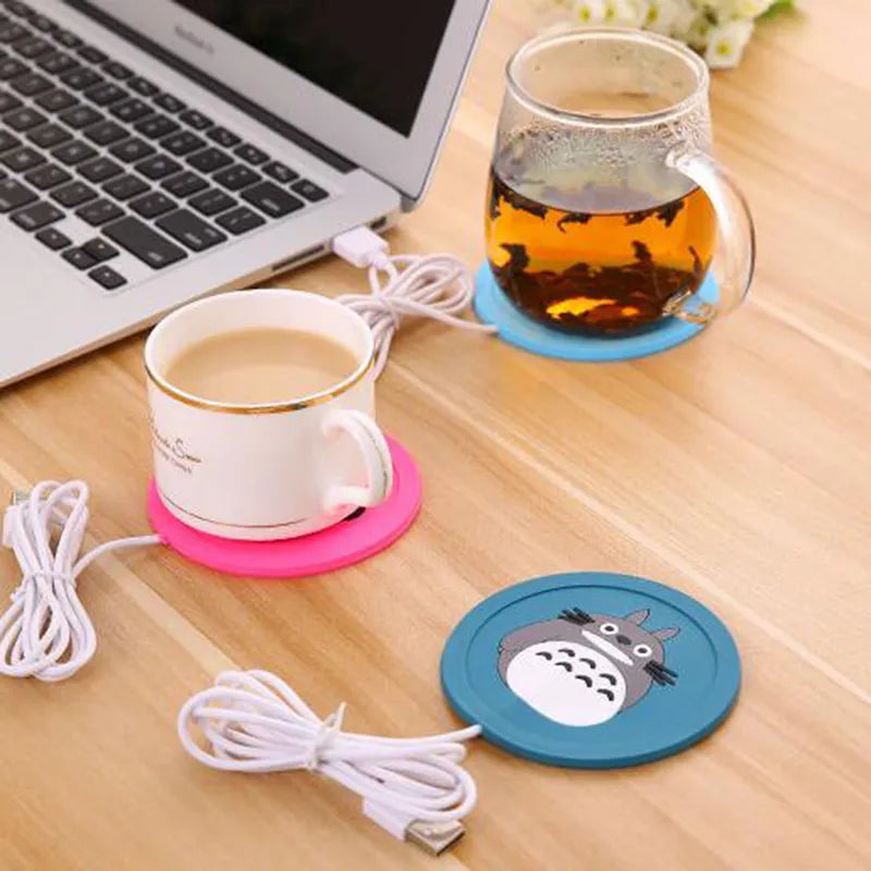 Cartoon Silicone USB Cup Warmer - Thin, for Coffee & Tea