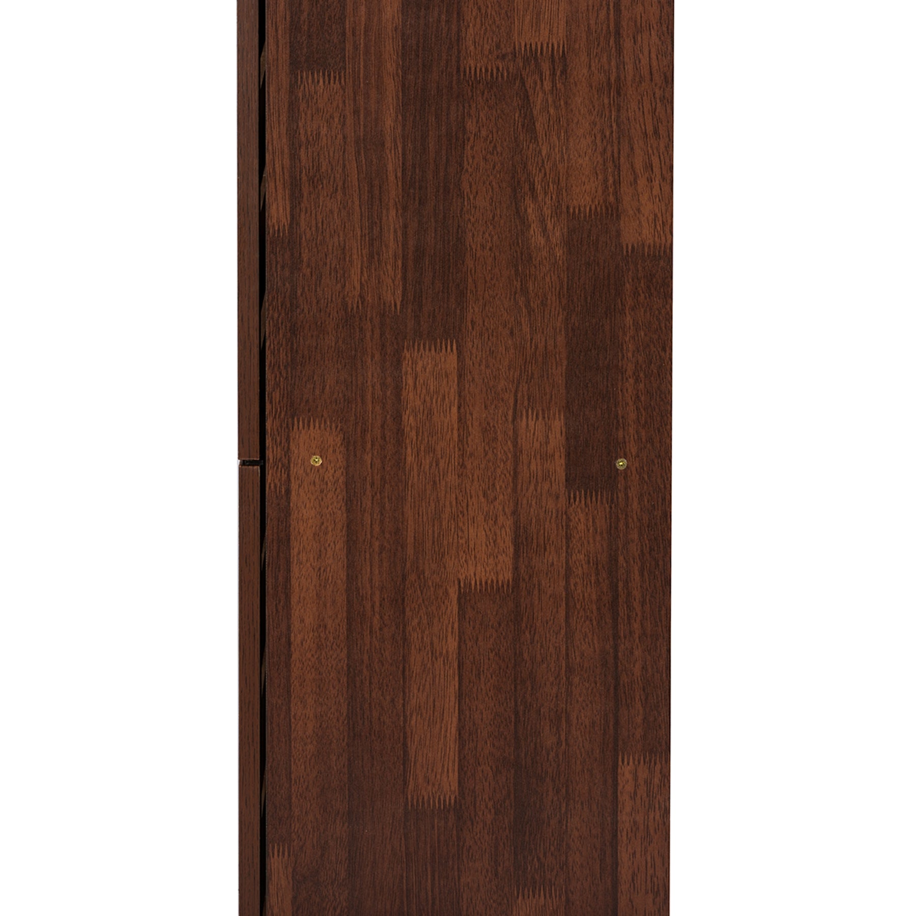 Baxton Studio Gisela Oak and White 2-tone Shoe Cabinet With 4 Door