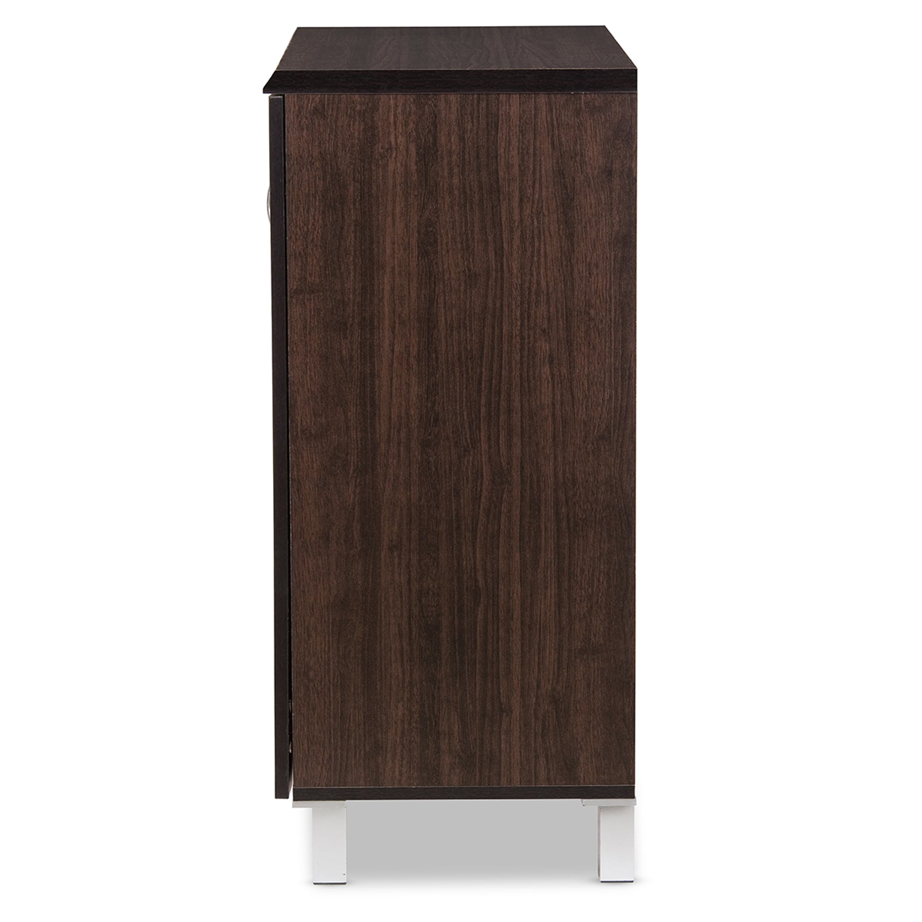 Baxton Studio Excel Modern and Contemporary Dark Brown Sideboard Storage Cabinet