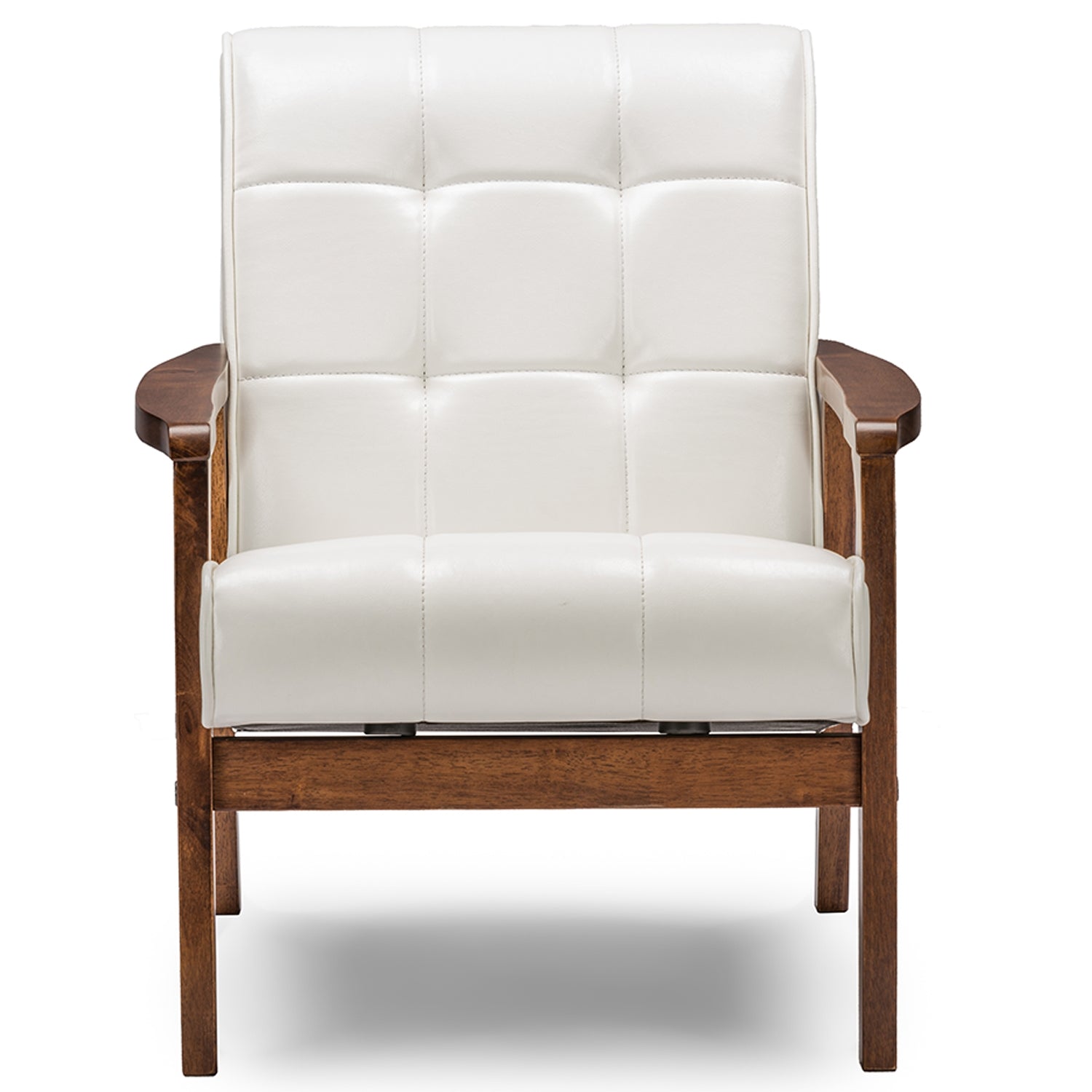 Baxton Studio Baxton Studio Mid-Century Masterpieces Club Chair - White