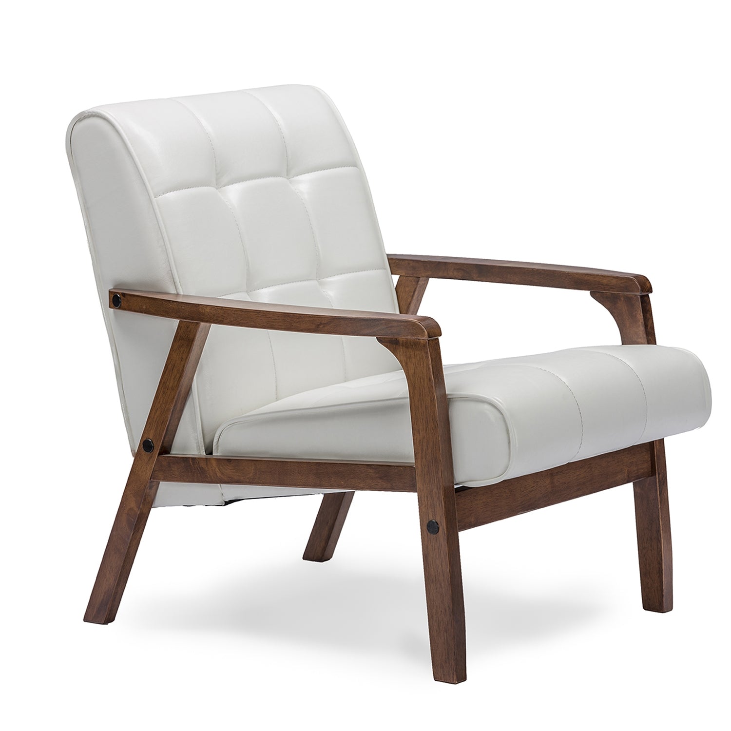 Baxton Studio Baxton Studio Mid-Century Masterpieces Club Chair - White