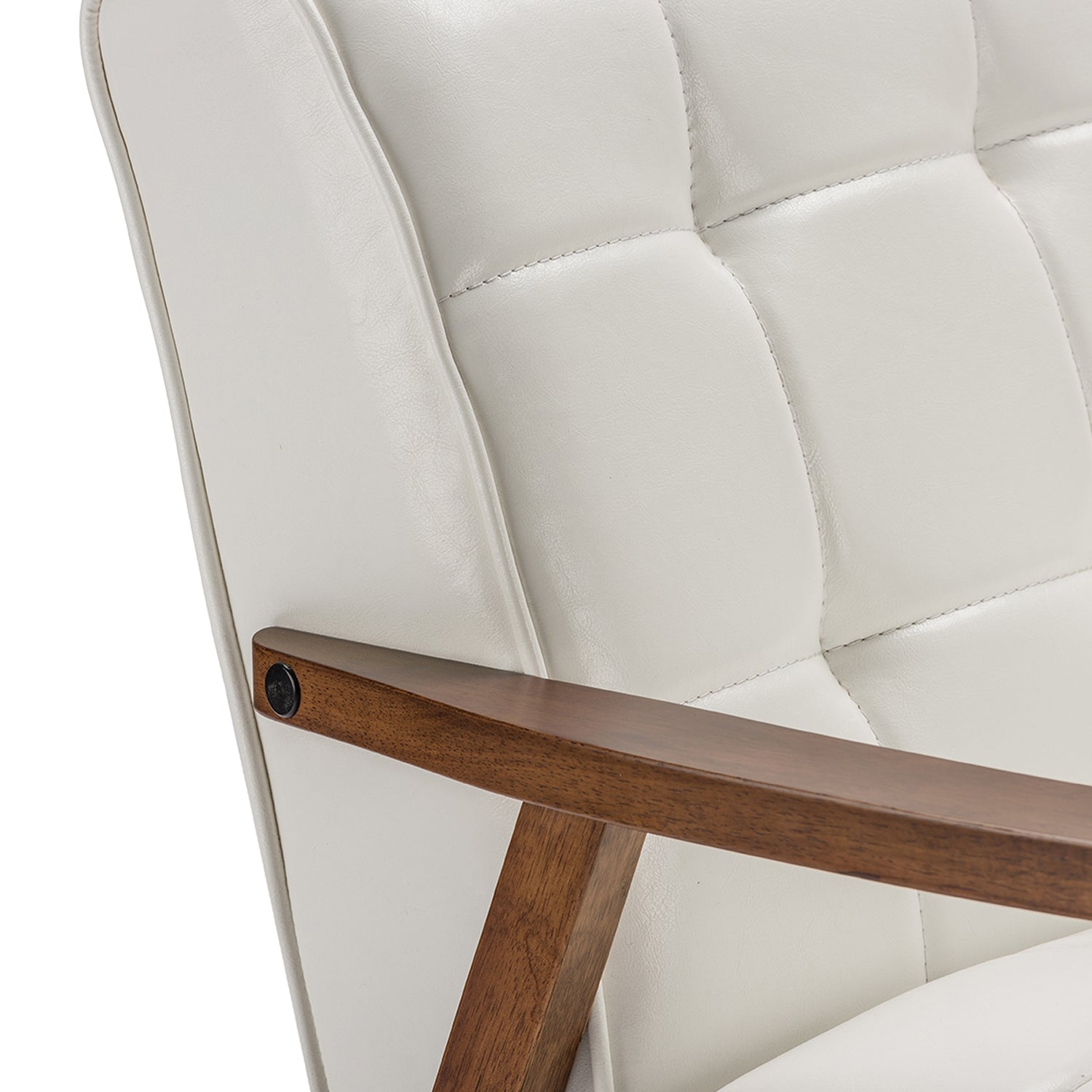 Baxton Studio Baxton Studio Mid-Century Masterpieces Club Chair - White