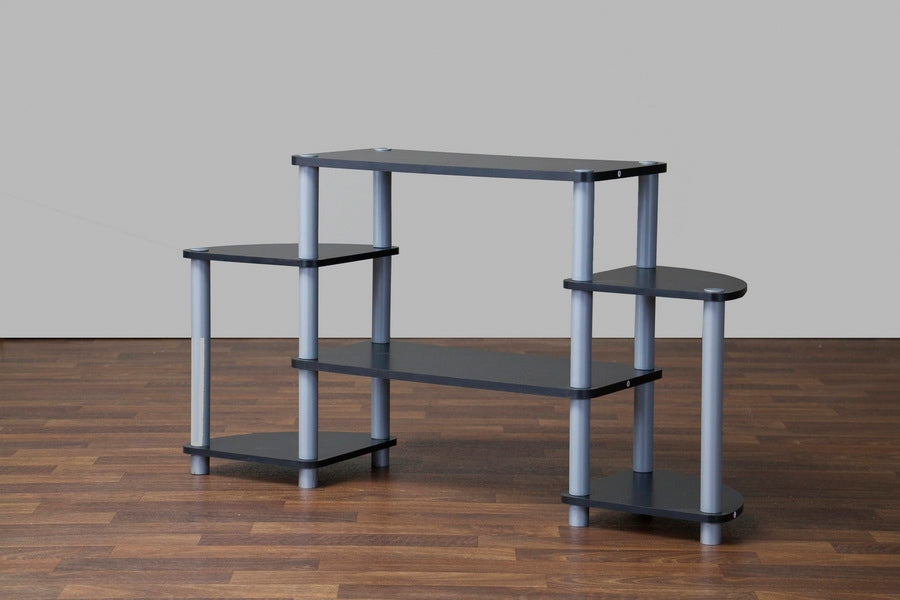 Baxton Studio Orbit TV Stand-Triple Tier