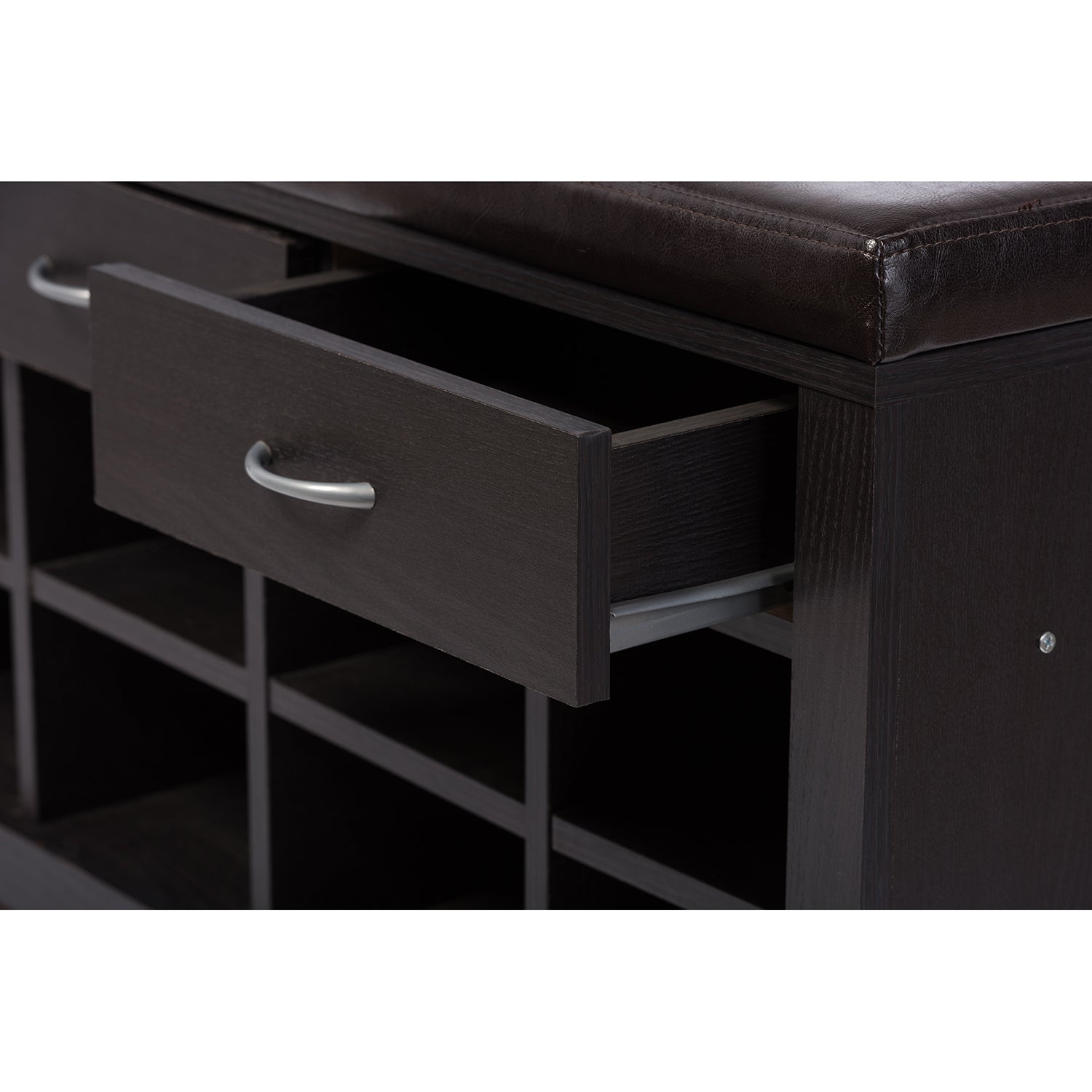 Baxton Studio Espresso Entryway Bench