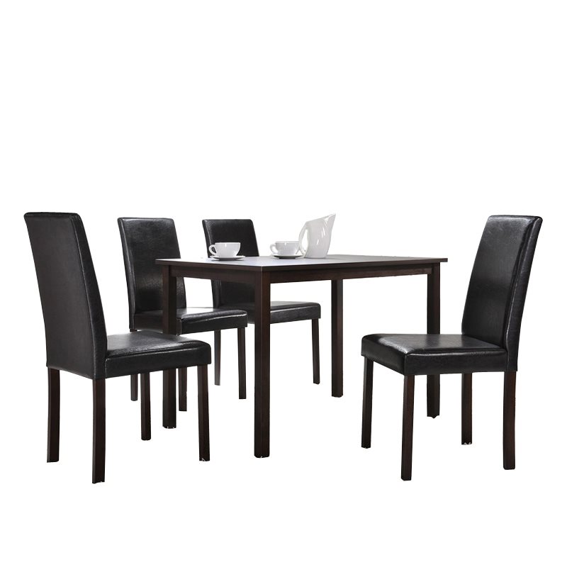 Baxton Studio Andrew 5-Piece Modern Dining Set