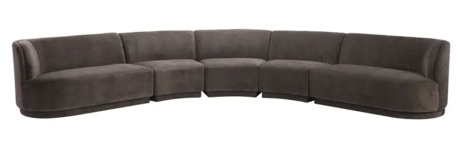 Yoon Radius Modular Sectional - Umbra Grey