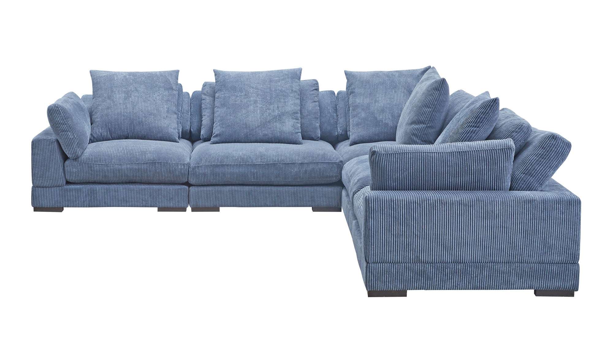 Tumble Classic L Modular Sectional - Ultra Blue