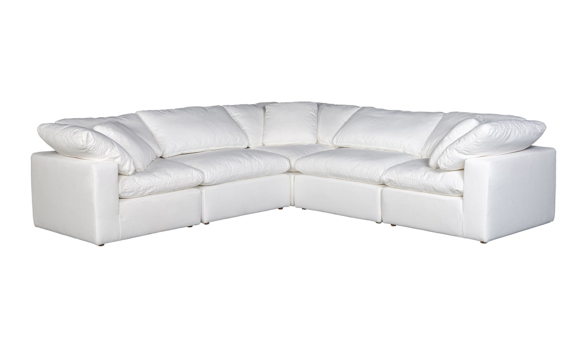 Terra Condo Classic L Modular Sectional - Cream White