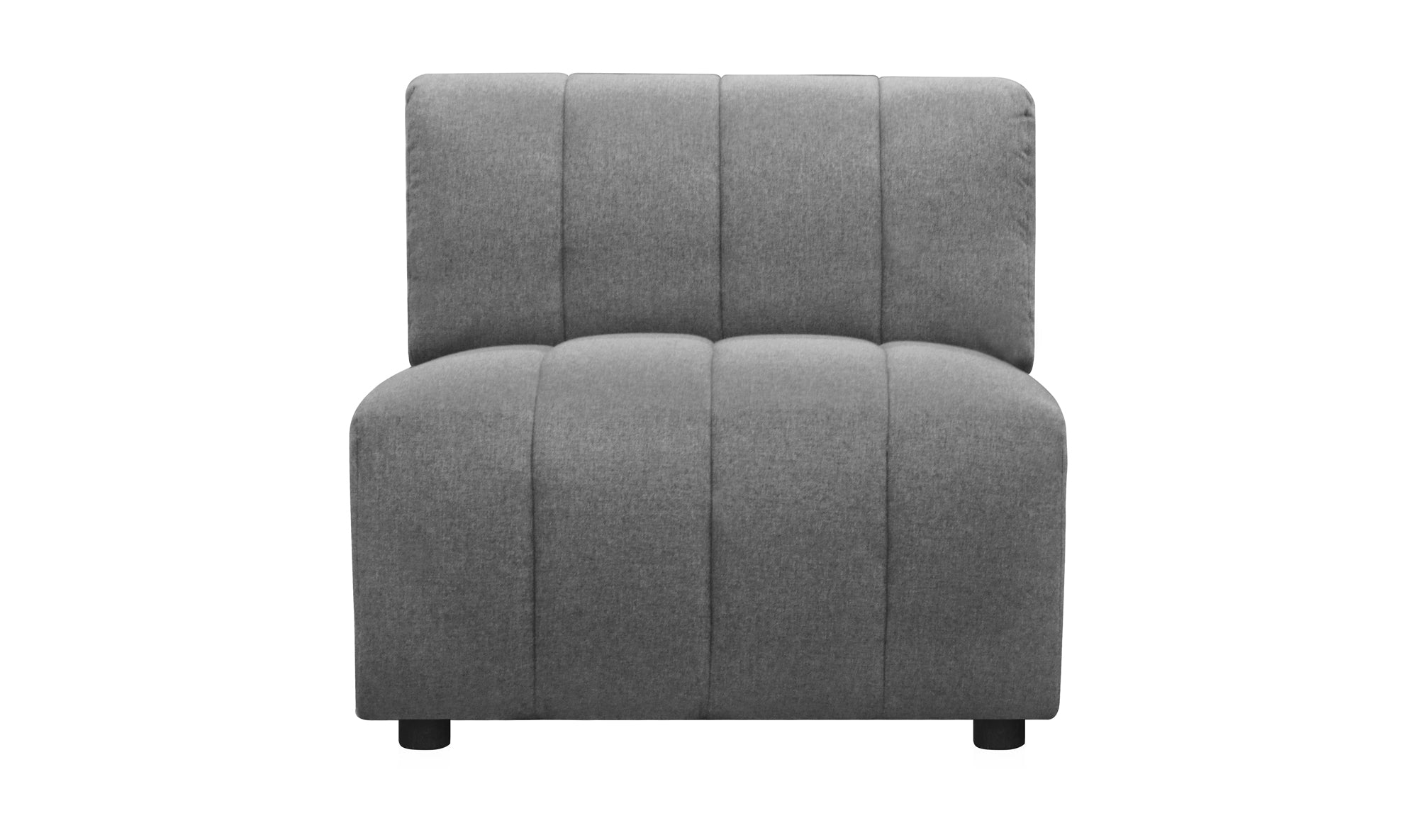 Lyric Slipper Chair - Grey