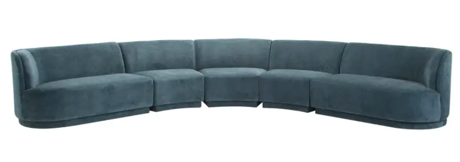 Yoon Radius Modular Sectional - Nightshade Blue